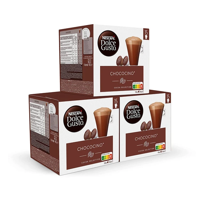 Nescaf Dolce Gusto Chococino - Trinkschokolade mit feinem Kakao und cremiger M