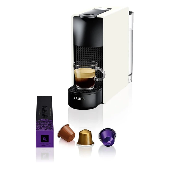 Krups Nespresso Essenza Mini Kapselmaschine | Ultrakompakt und einfach zu bedienen