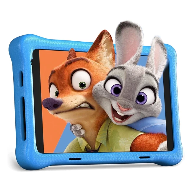 Tablet ULIST para niños de 8 pulgadas con doble cámara, 2GB RAM, 32GB almacenamiento, WiFi, Android 11 - ¡La mejor opción para el aprendizaje y diversión de tus hijos!