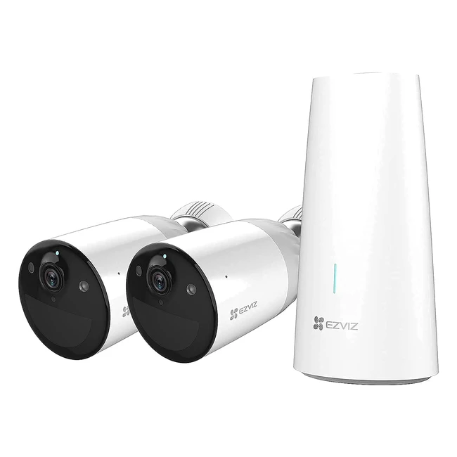 Camera surveillance extérieure sans fil EZVIZ BC1B2 1080p avec batterie 12900mAh et autonomie de 365j