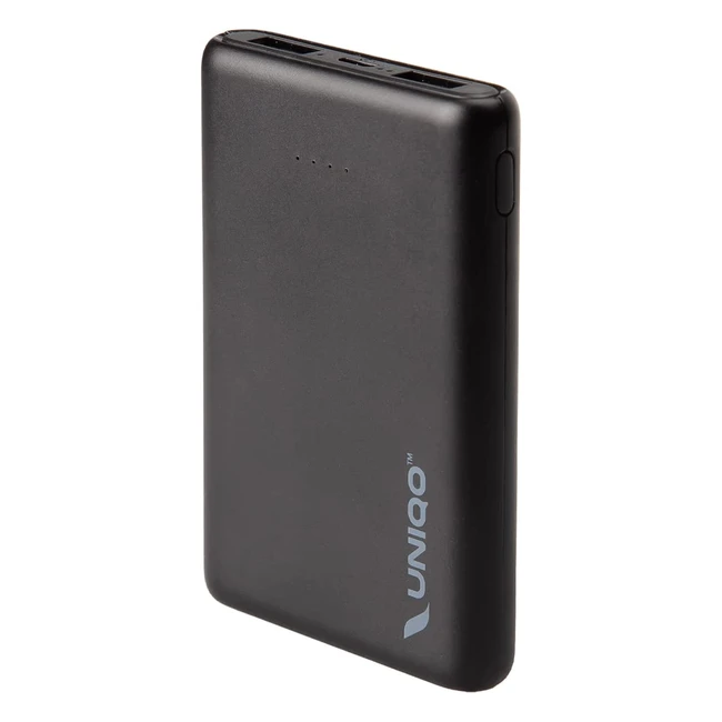 Powerbank UNIQO 5000mAh avec 2 ports USB - Chargez votre smartphone 2 fois