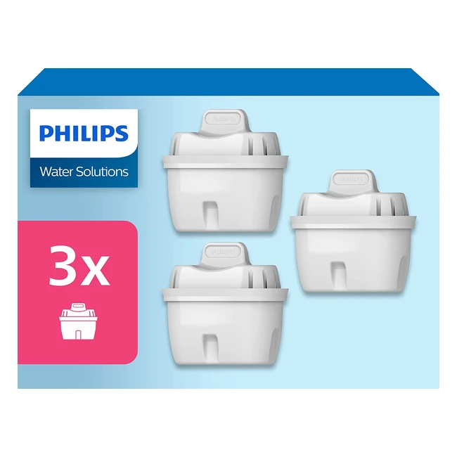Filtro Micro XClean Philips AWP21131 per Brita Maxtra - Confezione da 3 - Riduce