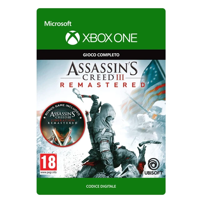 Assassins Creed III Remastered - Gioco Xbox One in Download con Grafica Miglior