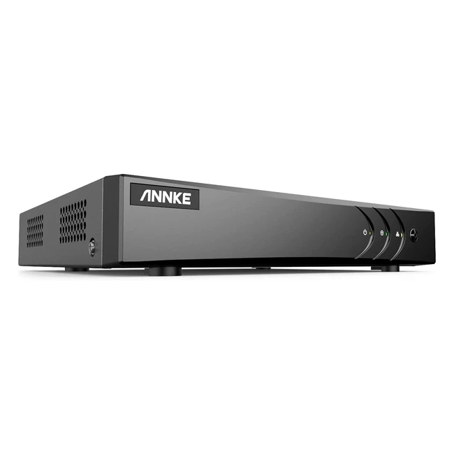 ANNKE 8-Channel 5MP Lite H265 CCTV DVR for AnalogAHDTVIIP Cameras with Smart 