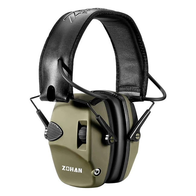 Zohan 054 Electronic Shooting Ear Defenders - Active Noise Reduction  Sound Amp