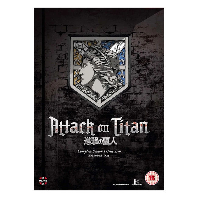 Attack on Titan Season 1 DVD Collection - Limited Stock!