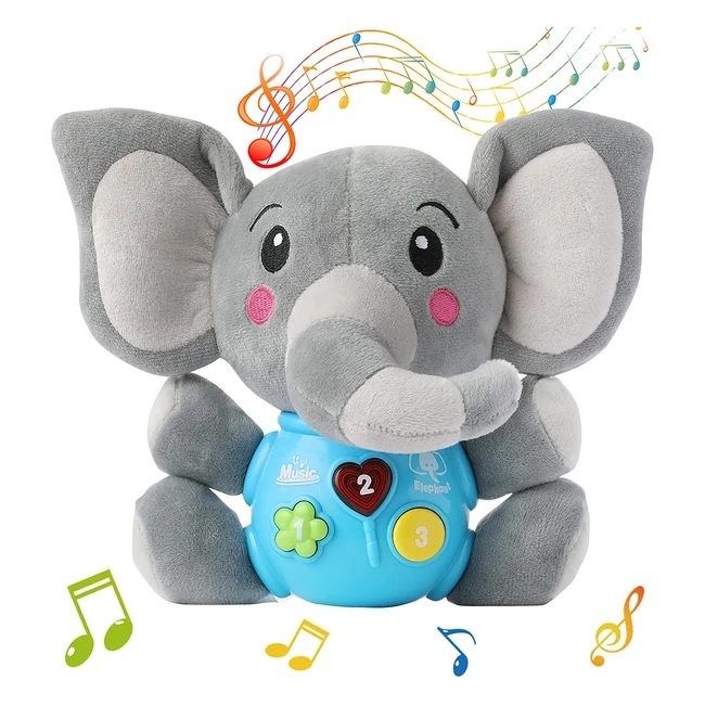 Plush Baby Toys with Music  Lights for 0-36 Months - Educational  Safe