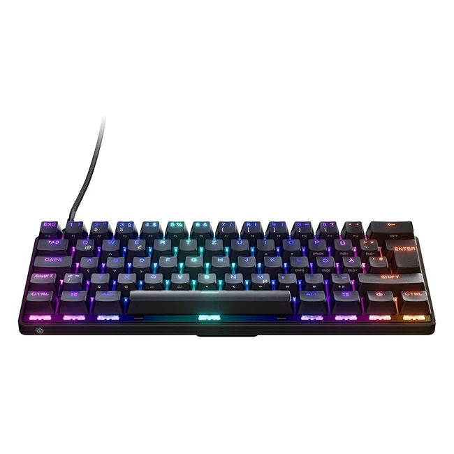 SteelSeries Apex 9 Mini Gaming Keyboard - Optische Schalter - 2-Punkt-Aktivierun