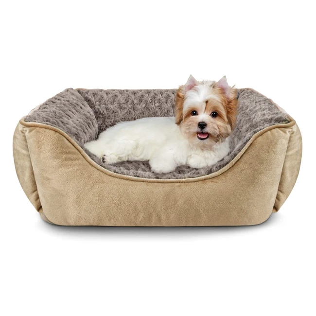 JoeJoy Calming Dog Bed - Washable Anti-Anxiety Soft Plush SmallMediumLarge 