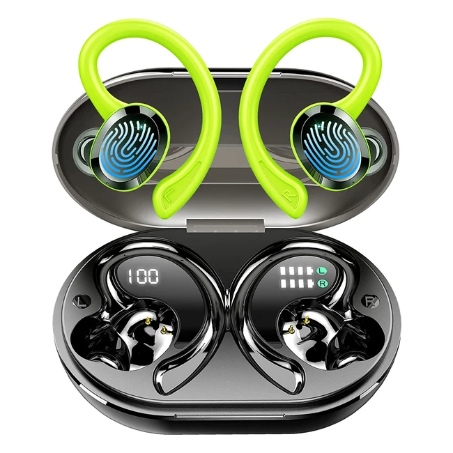 Rulefiss Wireless Earbuds Bluetooth 53 Headphones - HD Mic Noise Cancelling 48
