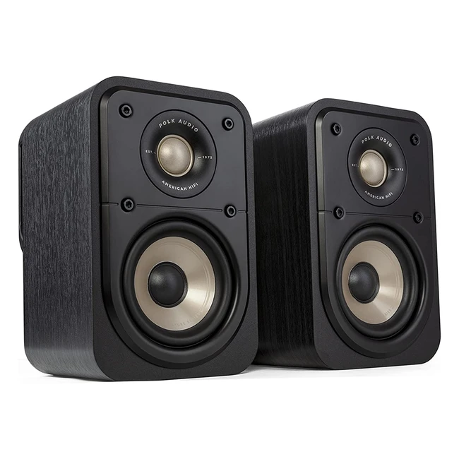Enceintes Surround Polk Audio Signature Elite ES10 pour Home Cinéma - Haute Résolution - Dolby Atmos et DTS:X - Noir