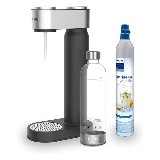 Philips Go Zero Water Carbonator - Frisches Sprudelwasser jederzeit und berall