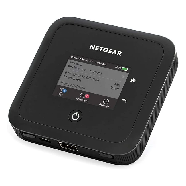 Router Netgear Nighthawk 5G WiFi 6 MR5200 con mdem SIM velocidad AX1800 y pue