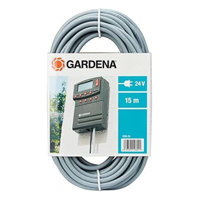 Cble de connexion Gardena 24V 15m pour 6 vannes darrosage - Rf 128020