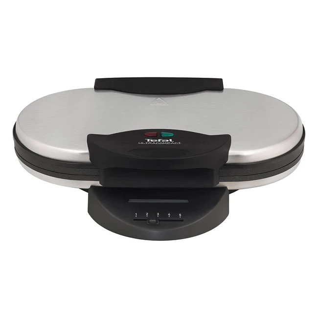 Tefal Herz Waffeleisen | 2 Waffeln pro Durchgang | Individuell einstellbare Temperatur | Antihaftbeschichtete Platten | 1200 W