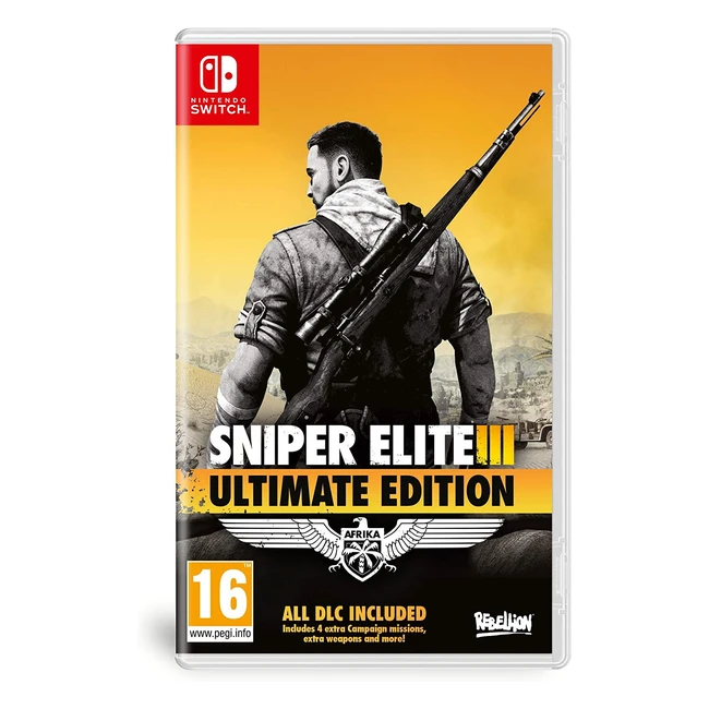 Sniper Elite 3 Ultimate Edition para Nintendo Switch - ¡Elimina la trama para asesinar a Churchill y salva al primer ministro británico! DLC incluido