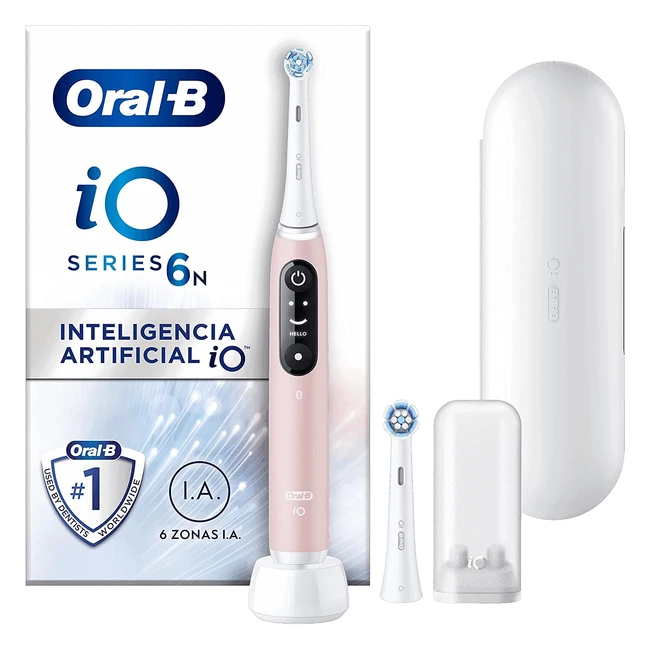 Cepillo de dientes elctrico OralB io6n con tecnologa io y pantalla interacti