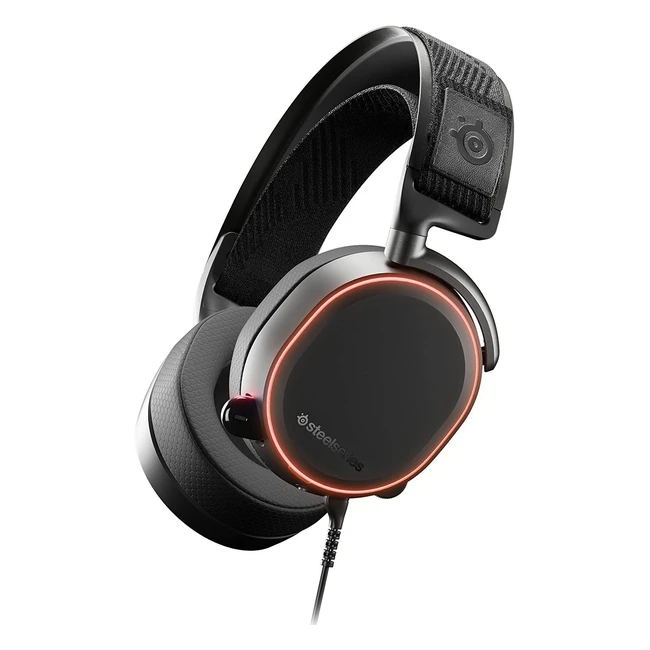 SteelSeries Arctis Pro Gaming Headset - High-Res Speakers DTS Headphone X v20 