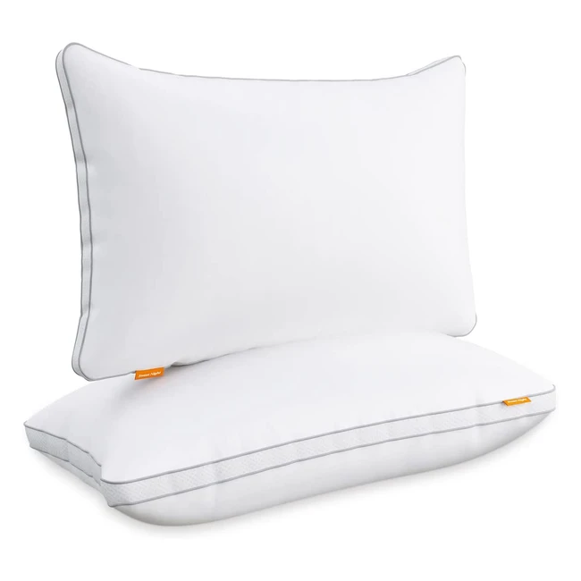 Sweetnight Soft Pillow - 2200 g Filling, Zip Design, Suitable for All Sleeping Positions