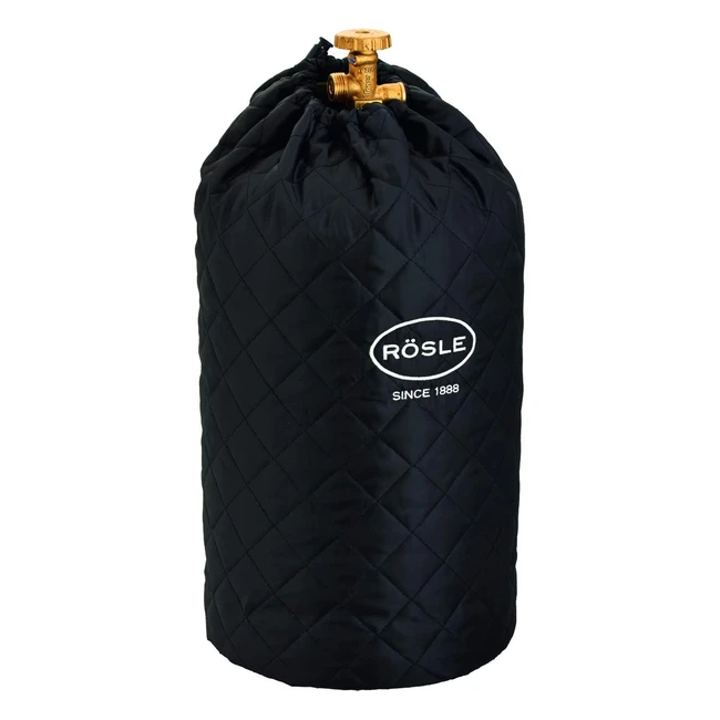 Rösle Gasflaschenhülle für 11 kg Füllgewicht, Schutzabdeckung aus 100% Polyester mit praktischem Klettverschluss und Zugband