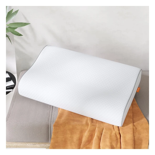 Sweetnight Memory Foam Pillow - Ergonomic Neck Support for All Sleeping Positions - 60x40cm