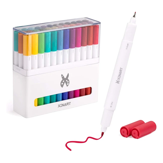 Xinart Dual Tip Marker Pens Set - 33 Colors for Cricut Joy Machines