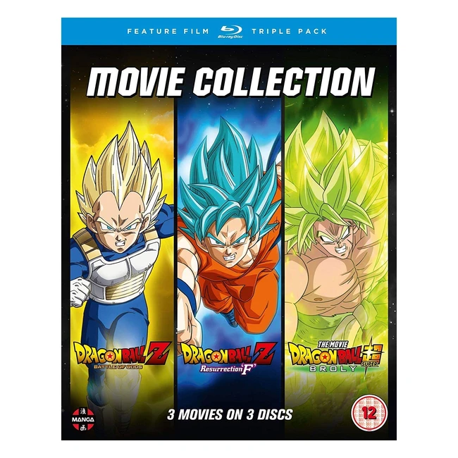 Dragon Ball Movie Trilogy: Battle of Gods, Resurrection F, Broly - Blu-ray