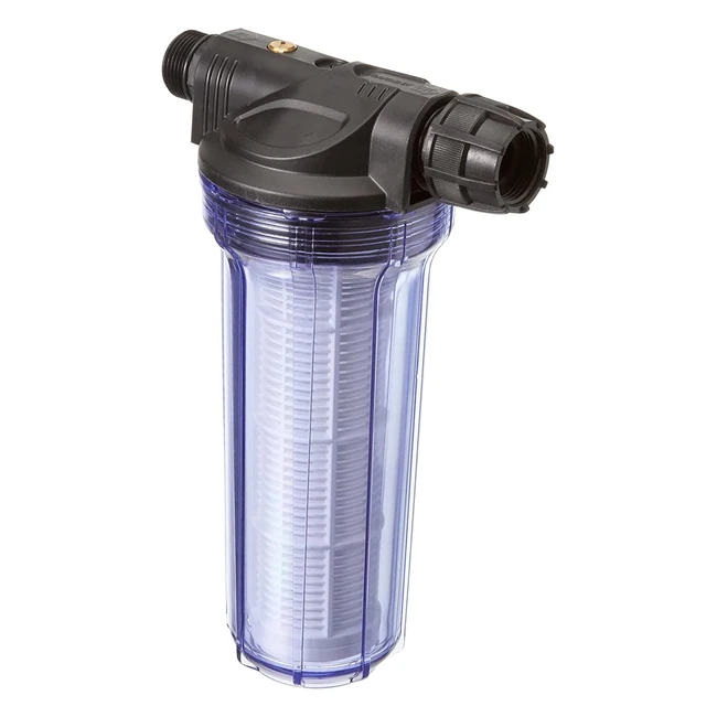 Gardena Pumpen-Vorfilter 173120 - Entnehmbarer Filtereinsatz - Bis zu 6000 L/h - Ideal für sandhaltige Flüssigkeiten