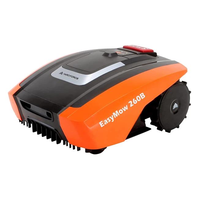 Yard Force EasyMow 260B Robotic Lawnmower - Self-Propelled, Bluetooth & App Control, 30° Incline, 20V 20Ah Li-Ion Battery