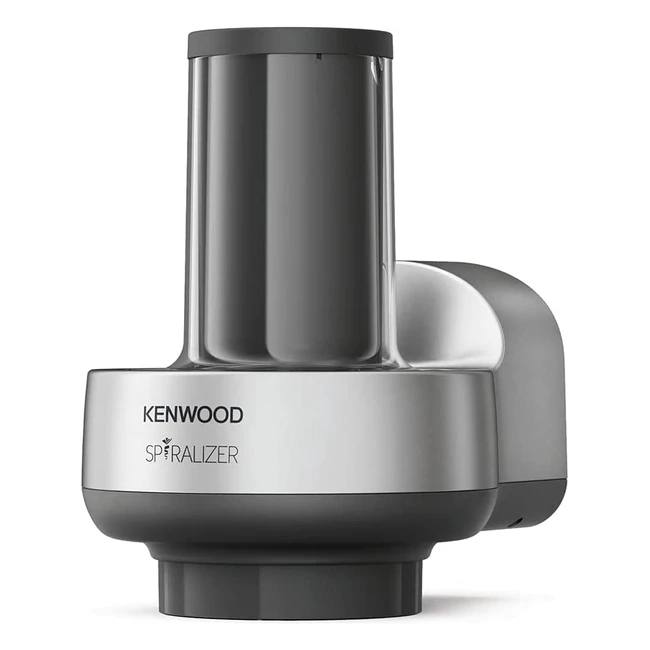 Kenwood Spiralizer Attachment KAX700PL - Make Pappardelle, Linguine, Spaghetti, Tagliatelle, and Reginette with Your Kenwood Stand Mixer - Silver