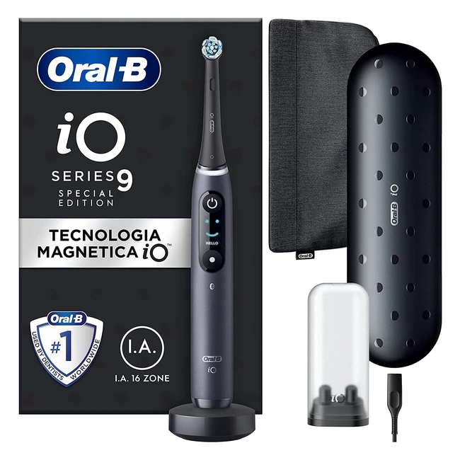 Cepillo de dientes eléctrico Oral-B iO9 con tecnología magnética IO, 7 modos de cepillado y pantalla a color