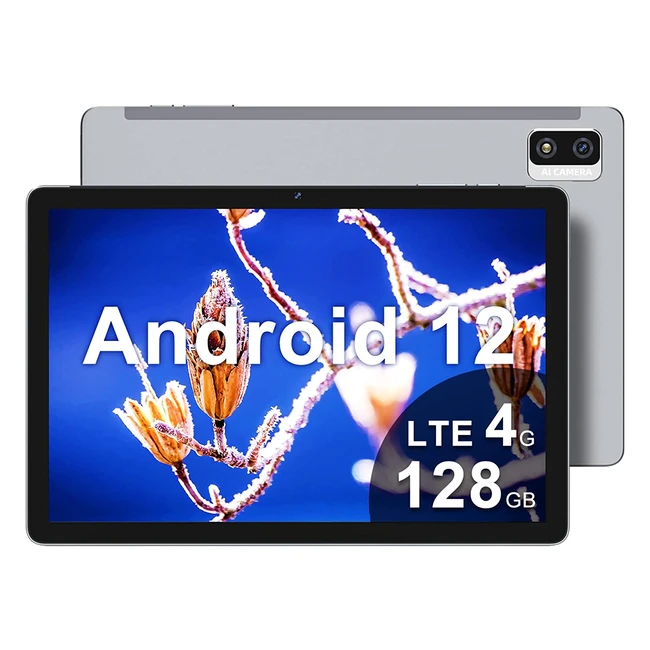 Tablette Jumper Android 12 - 6Go DDR4, 128Go ROM, 10.1 pouces, 4G LTE, Dual SIM, GPS, 13MP caméra, FHD 1920x1200, 6000mAh