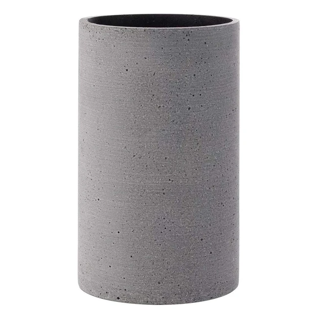 Vaso Blomus Coluna in cemento grigio scuro - H20cm D12cm - Design moderno e resistente