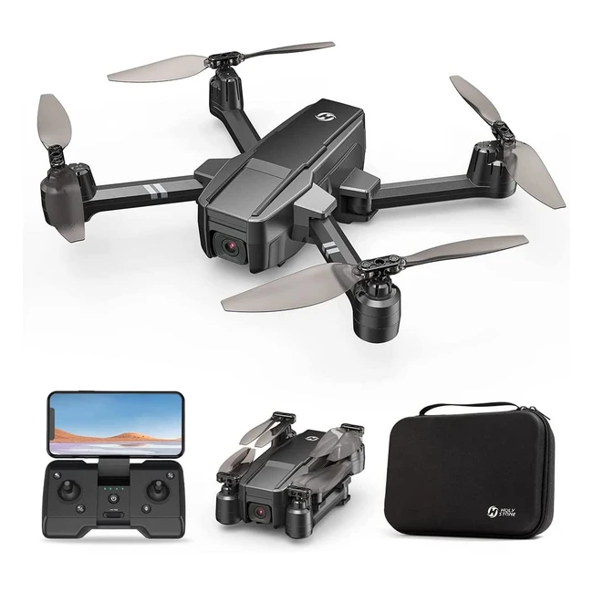 Drone Holy Stone HS440 con telecamera 1080p, 40 minuti di volo, 2 batterie, telecomando pieghevole, quadcopter wifi 2.4G, controllo vocale