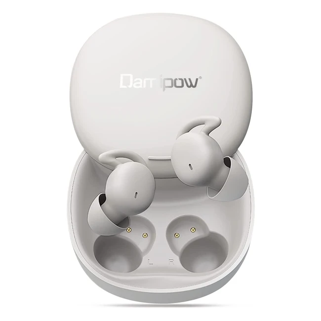 Damipow L29 Sleep Earbuds - Ultra Soft Wireless Headphones with Mic for Clear Ca