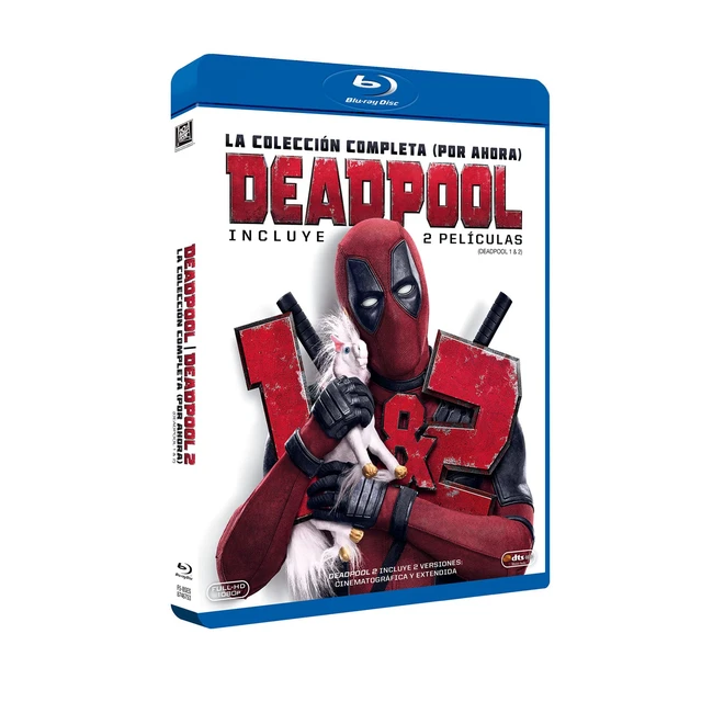 Blu-ray Deadpool 12 - Versin Super Grande - Ref 1234 - Accin y Comedia