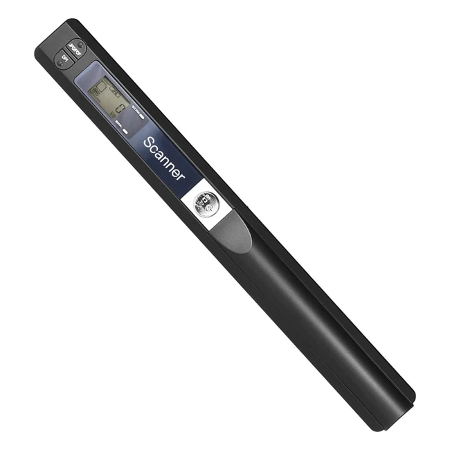 Scanner portable sans fil Bisofice - haute résolution 900 dpi - format A4 - compatible Windows - noir
