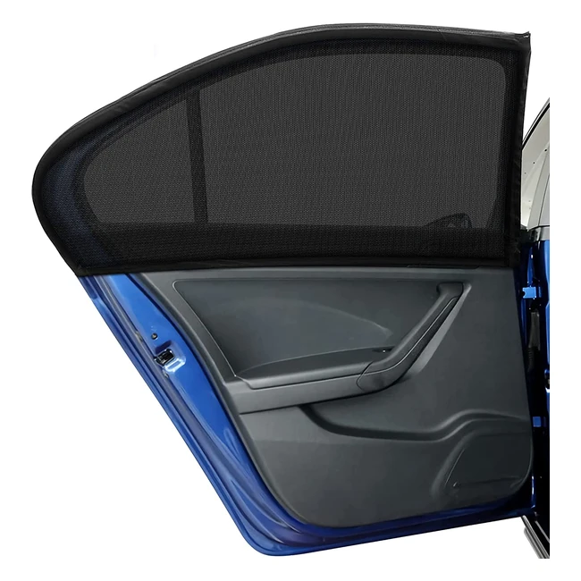 Pare-soleil voiture bébé DIZA100 - Protection UV pour fenêtre latérale - Taille universelle 98% des voitures