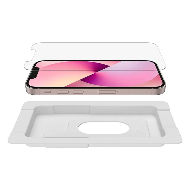 Protection dcran Belkin TemperedGlass pour iPhone 13 Mini - Pose facile et sa