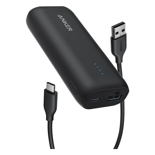 Anker Power Bank 5200mAh Ultracompact Portable Charger - Compatible with iPhone 