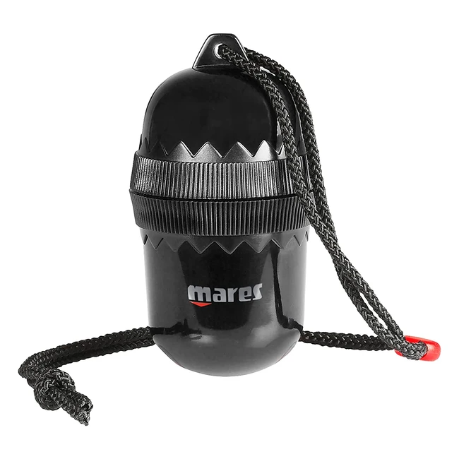 Mares Taucherei Plastic Egg Trockenbehälter - Wasserdicht & Robust - Black - Größe One Size