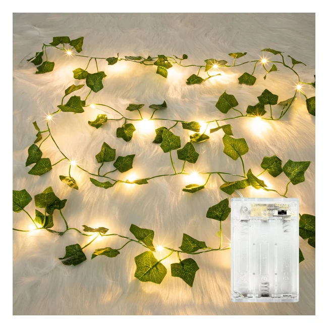 Guirlande lumineuse artificielle Ivy LED 2m - Dcoration mariage et fte