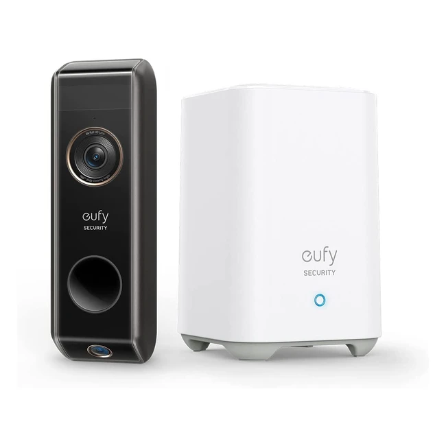 Eufy Security Video Doorbell: Dual Camera, 2K HD, Motion Sensor, Local Storage