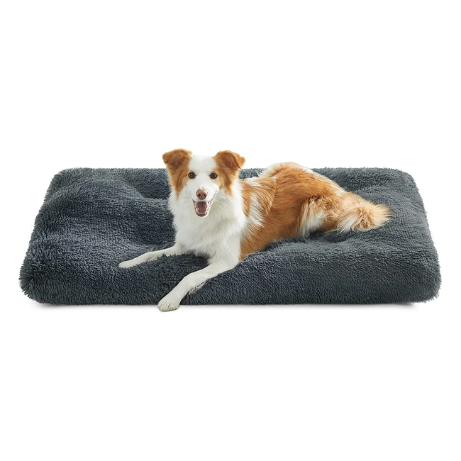Panier pour chien FEANDREA Canapé-lit 110x73cm - Moelleux et lavable gris foncé PGW203G02
