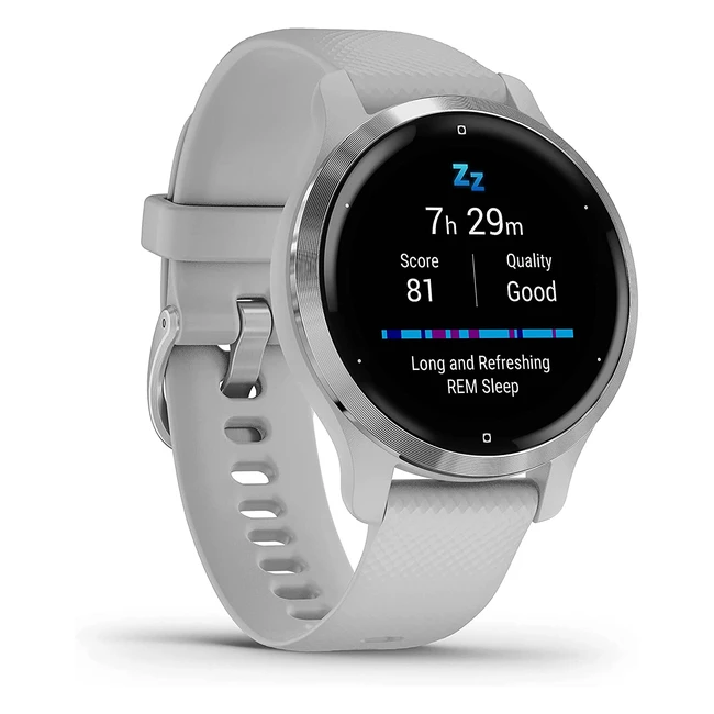 Garmin Venu 2S Fitness Smartwatch mit GPS, AMOLED Touchscreen und über 25 Sportarten