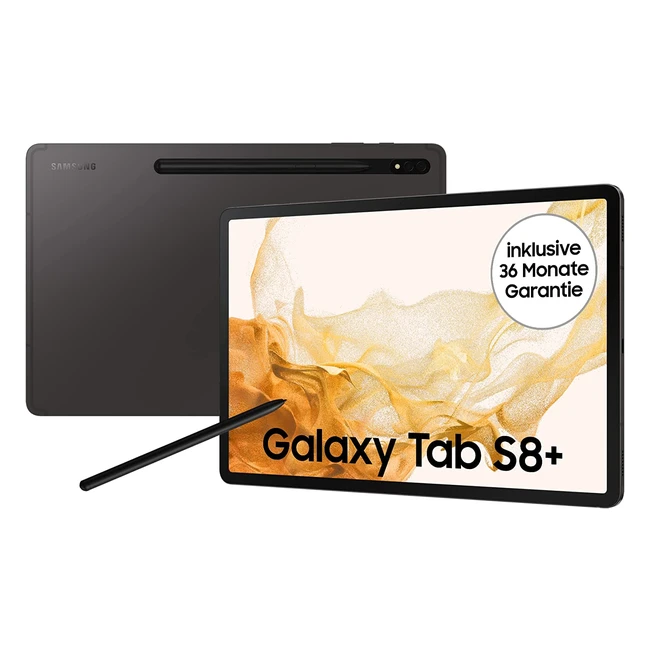 Samsung Galaxy Tab S8 12.4 Zoll 128GB interner Speicher 8GB RAM WiFi Android Tablet inkl. S Pen - Graphite