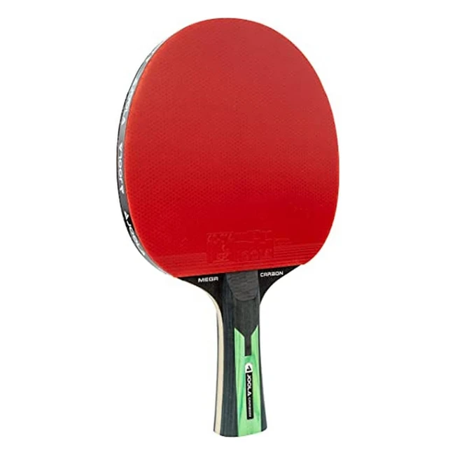 Raquette de ping-pong JOOLA Infinity Carbon Mega Carbon Rossi Carbon pour joueurs avancés - Set de ping-pong avec balles 40 mm et housse