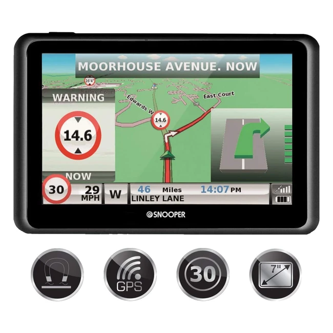 Snooper Truckmate S6900: GPS for Trucks, Lorries, and HGVs with 7