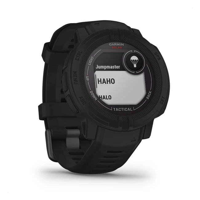 Garmin Instinct 2 Solar Tactical - Robuste GPS Smartwatch mit unendlicher Akkulaufzeit im Smartwatch-Modus, taktische Funktionen, über 40 Sport-Apps, Smart Notifications und Garmin Pay