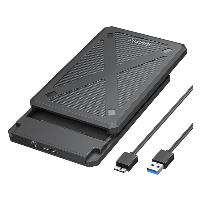 Boitier de disque dur externe USB 3.0 vers SATA III pour SSD/HDD 7mm/9.5mm 2.5